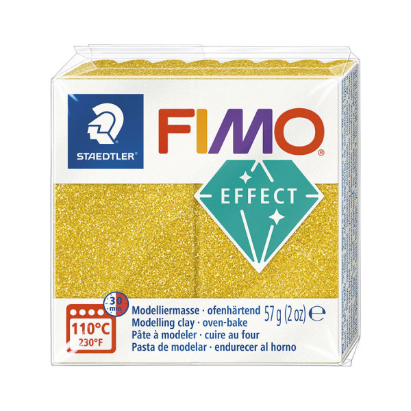Fimo Effect - Or pailleté 57 g