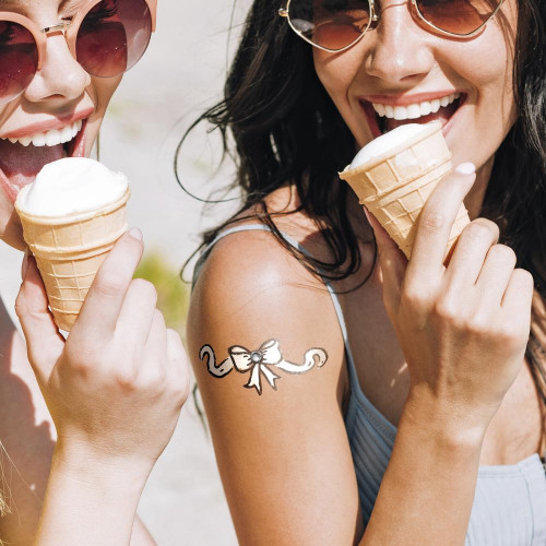 Stylo de tatouage Blanc