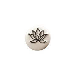 Petite pierre à tatouage Fleur de lotus