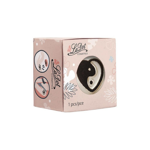 Petite pierre à tatouage Cœur yin-yang