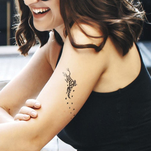 Moyenne pierre à tatouage Lézard