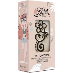 Moyenne pierre à tatouage Fleur boucle