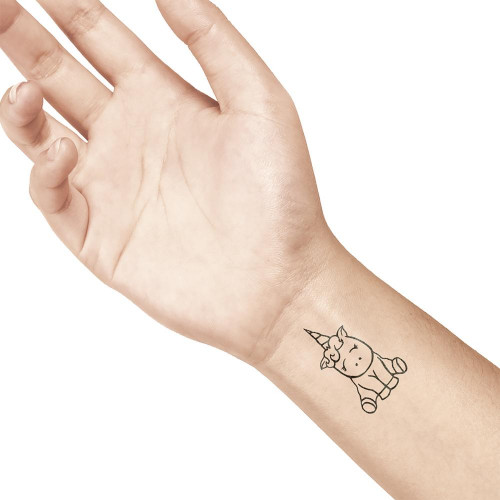 Moyenne pierre à tatouage Licorne