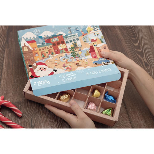 Calendrier de l'Avent Boîte rectangulaire - Graine Créative