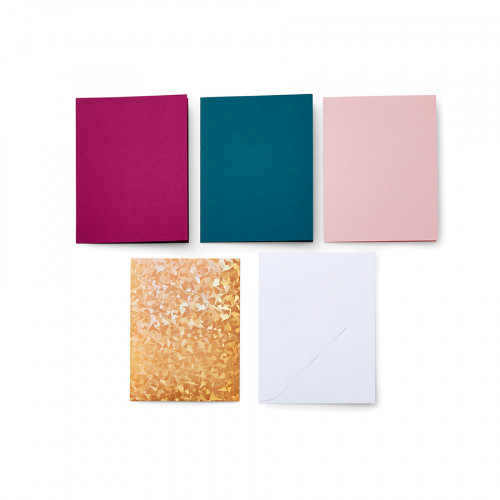 Cartes Adhésives + Enveloppes 8 pcs 10.8 x 14 cm Émeraude