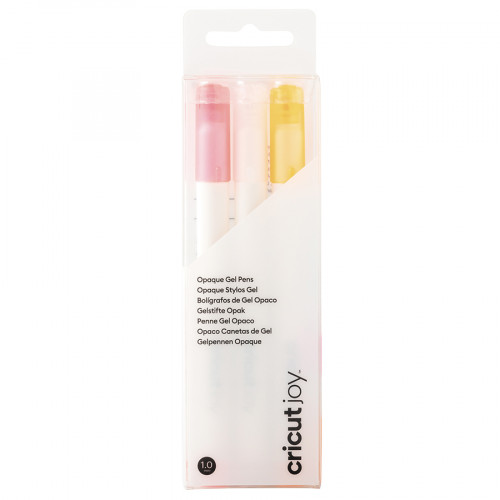 Stylo Encre Gel Opaque 3 pcs Rose Orange Blanc