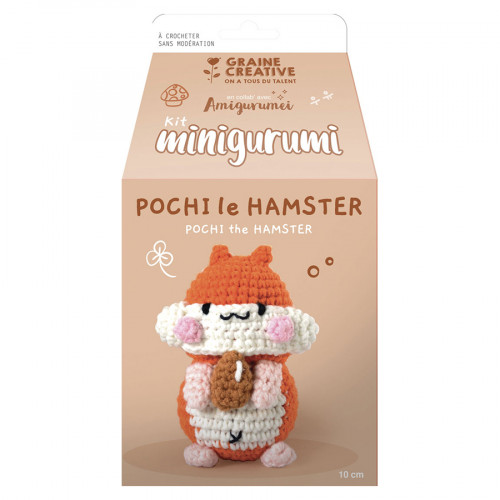 Mini Amigurumi Pochi le Hamster 10 cm