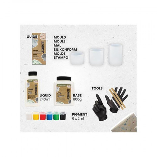 Kit Jesmonite® 3 Bougeoirs