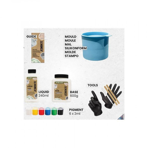 Kit Jesmonite® 2 Pots ronds