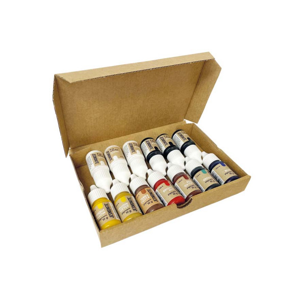 Pigments liquides Jesmonite® 10 g Set de 13 pcs