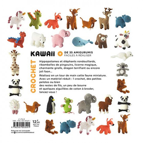 Livre Crochet Kawaii - 35 amigurumi faciles