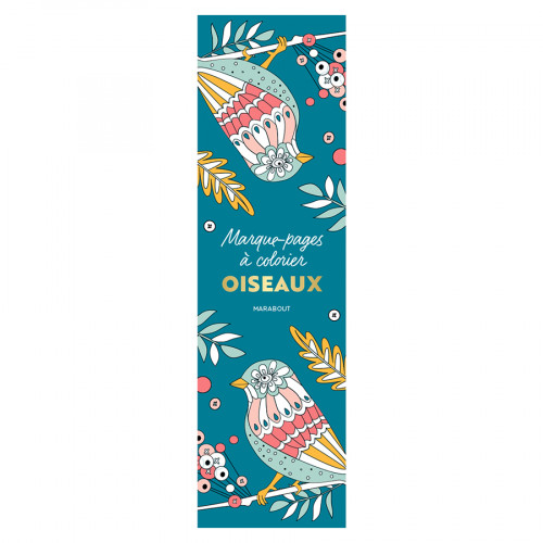 Marque-pages à colorier Oiseaux