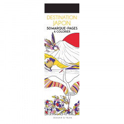 Marque-pages à Colorier Destination Japon