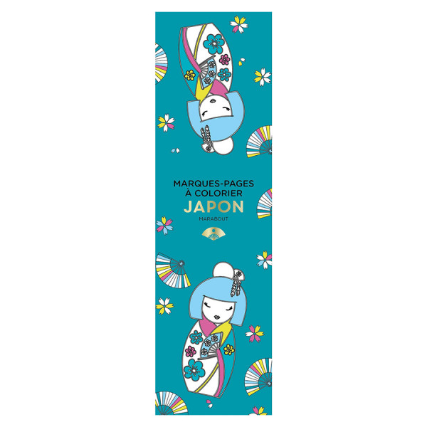 Marque-pages à colorier Japon