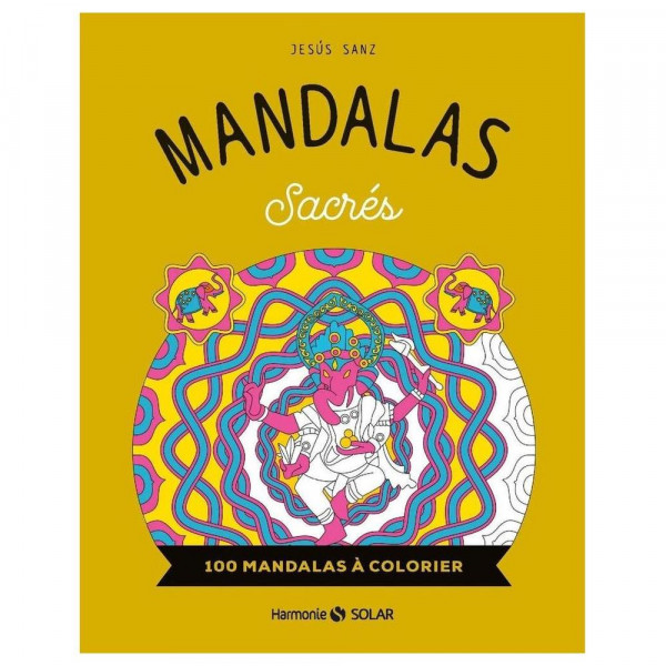 Livre de coloriage Mandalas Sacrés
