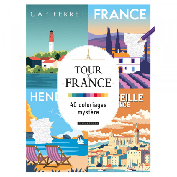 Tour de France 40 Coloriages mystères