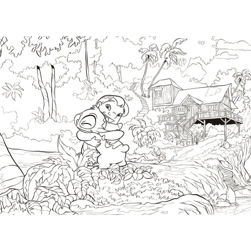 Album de coloriage 200% Stitch