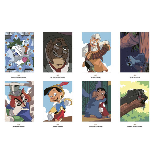 Coloriages mystères Disney Grands classiques Spécial débutants