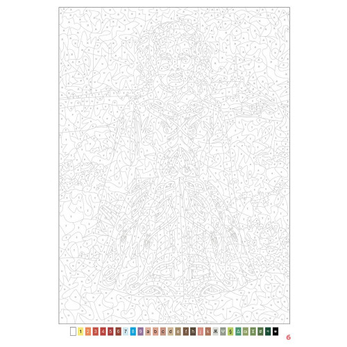 Coloriages mystères Costumes du monde