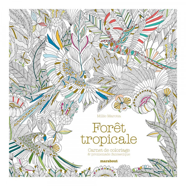 Petit livre à colorier - La fôret tropicale