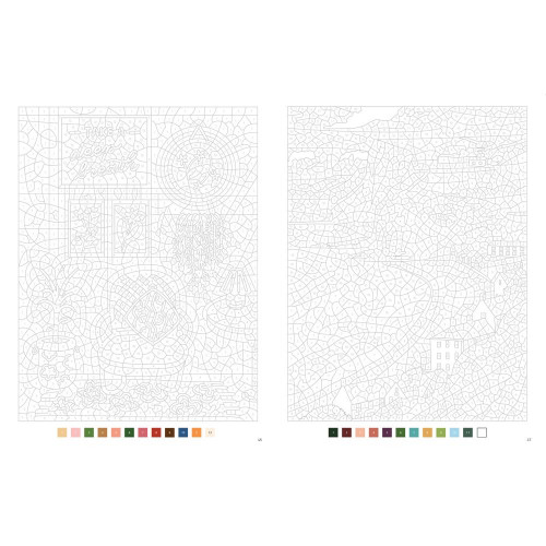 Week-end à la campagne 40 coloriages mystères