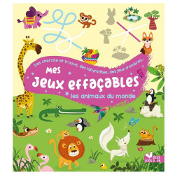 Mes jeux effaçables Les animaux du monde