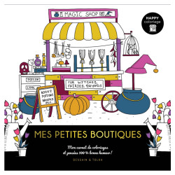 Carnet Happy coloriage Mes petites boutiques