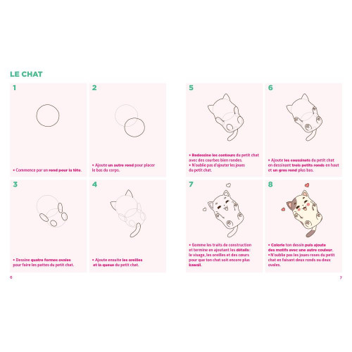 Simplissime Dessins kawaii trop mignons - Hachette Enfants