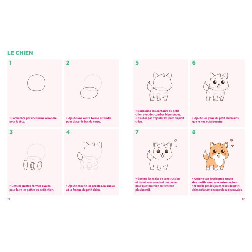 Simplissime Dessins kawaii trop mignons - Hachette Enfants