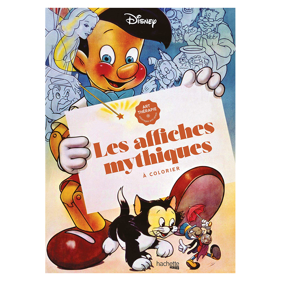 Livre de coloriage à paillettes Disney pour adultes, livre de
