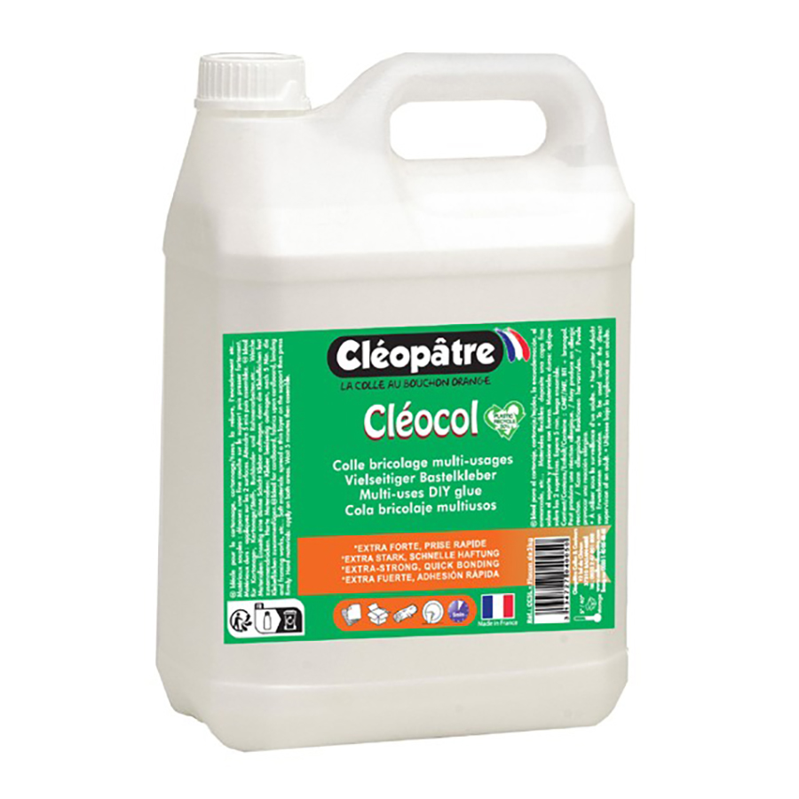 Colle Blanche Multi-usages Cléocol 5 kg - Scrapmalin