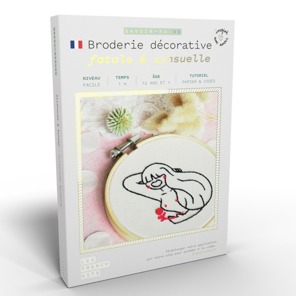 Kit Broderie Femme Sensuelle