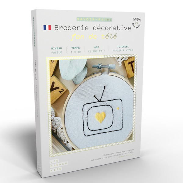 Kit Broderie Fan de télé