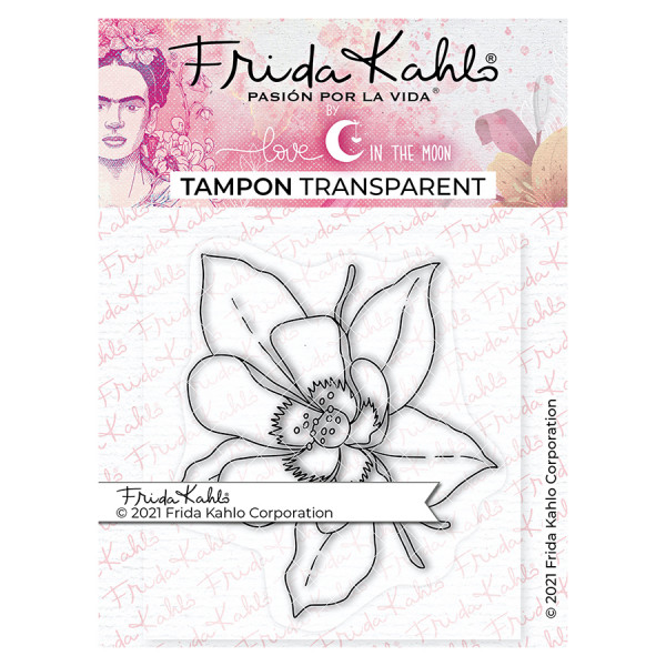Tampon transparent Frida Kahlo® :  Mélancolique 3