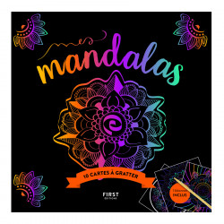 Cartes à gratter Mes mandalas