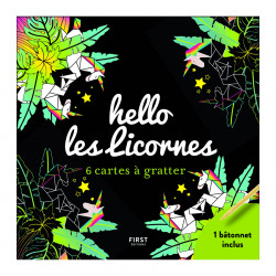 Cartes à gratter Hello Les licornes