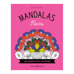 Livre de coloriage Mandalas Fleurs