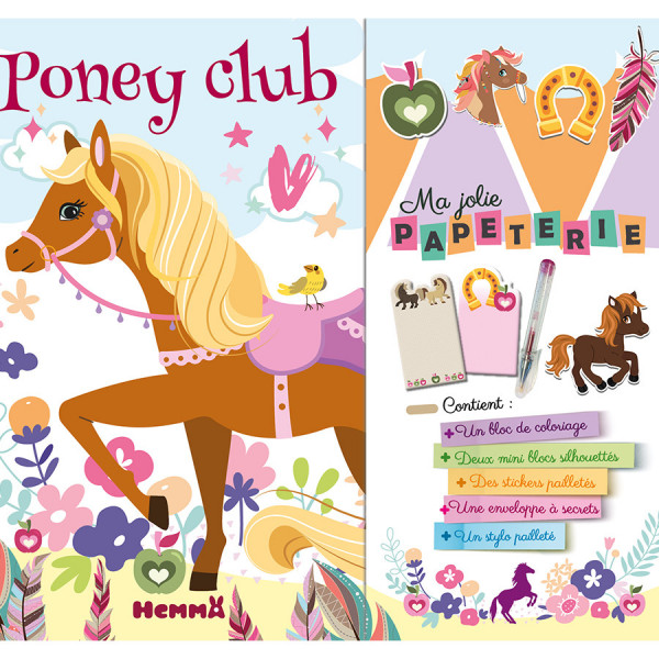 Kit Ma jolie papeterie Poney club