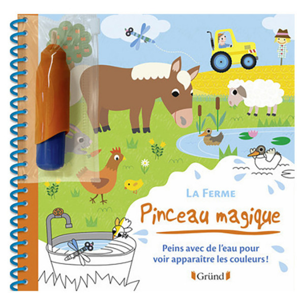 Livre de Coloriage Pinceau magique La Ferme