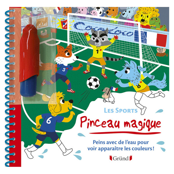 Livre de Coloriage Pinceau magique Les sports