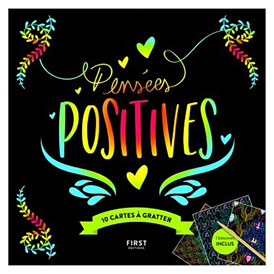 Cartes à gratter Pensées positives - Scrapmalin