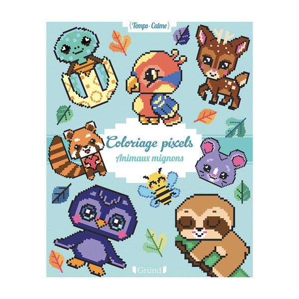 Album de Coloriages Pixels Animaux Mignons