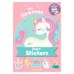 Album Super Stickers Les Licornes + de 500 stickers