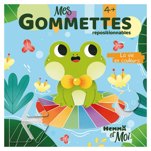 Livre Mes Gommettes repositionnables : La vie en couleurs