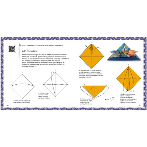 Livre Origami traditionnel japonais - Détacher et plier