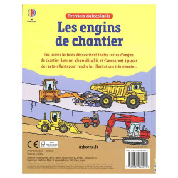LES ENGINS DE CHANTIER PREMIERS AUTOCOLLANTS - DES