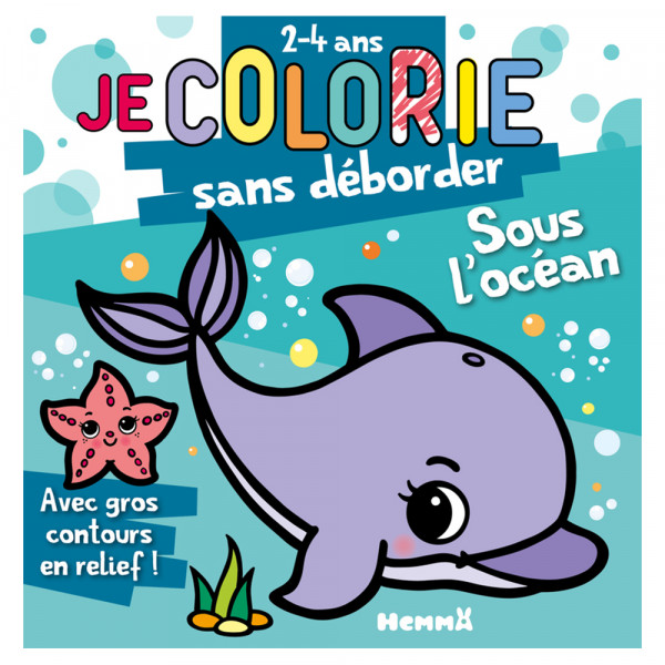 Je colorie sans déborder Sous l'océan - Hemma