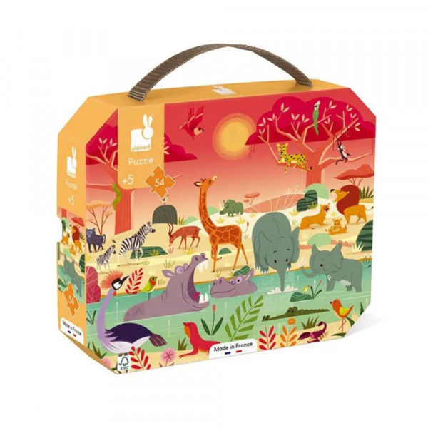 Puzzle La réserve animalière 54 pcs