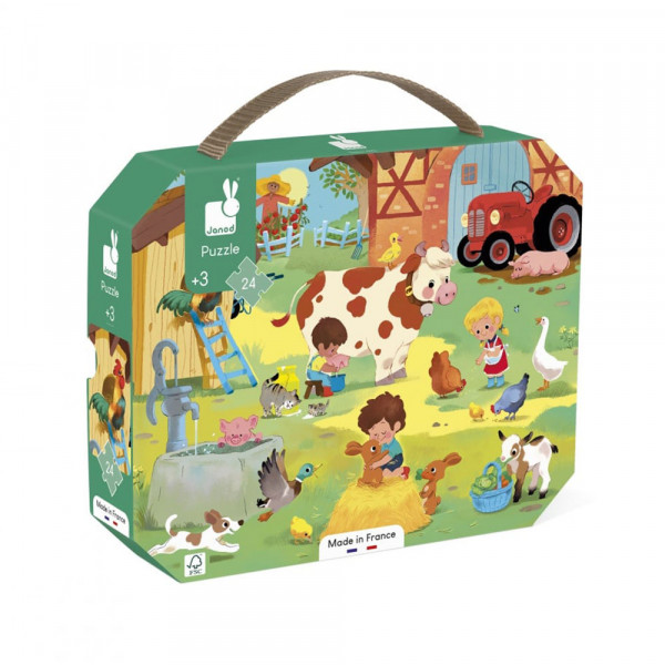 Puzzle Une journée à la ferme 24 pcs
