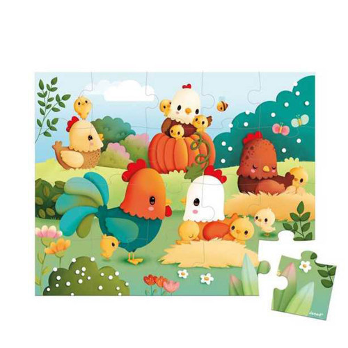 Puzzle Bienvenue à la basse-cour 20 pcs